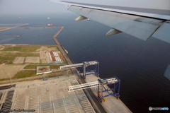 Landing at Haneda Airport