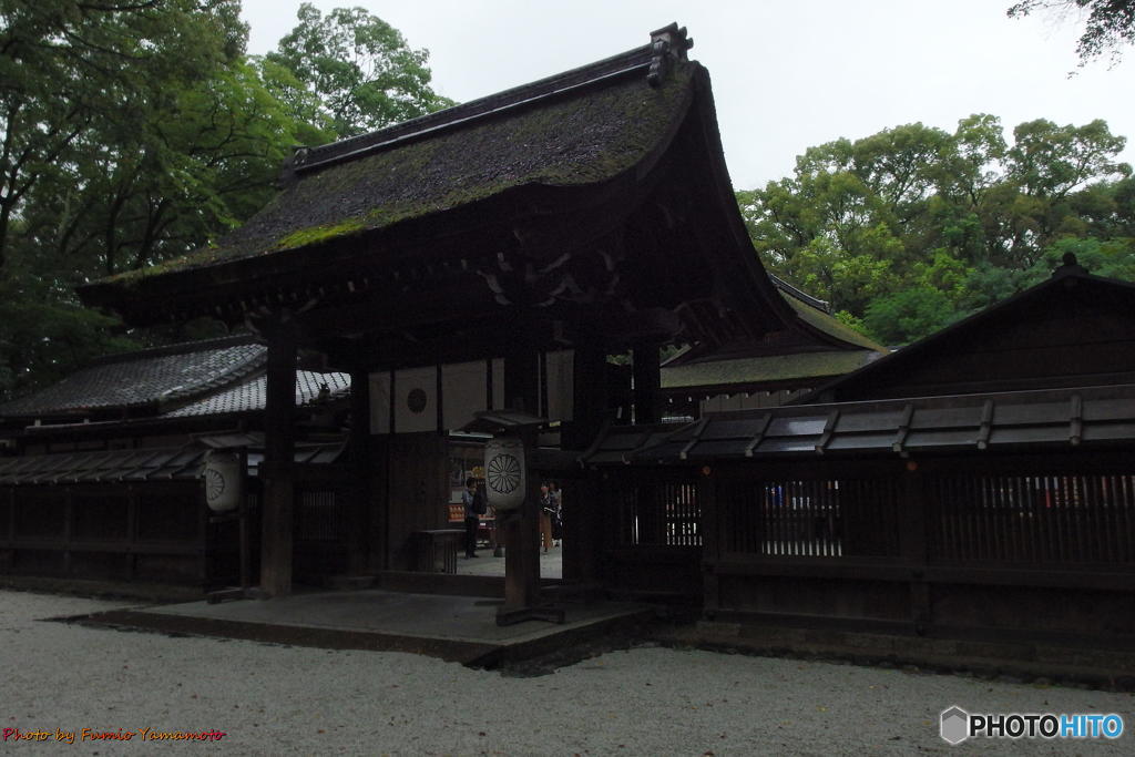 曇天の河合神社　その２