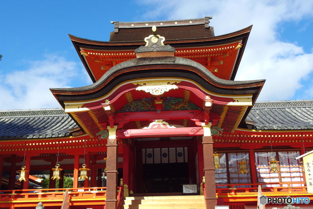 岩清水八幡宮にて　その２