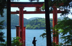 箱根神社にて　その４