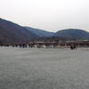 曇天の渡月橋　その１