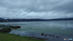 曇天の諏訪湖　その１