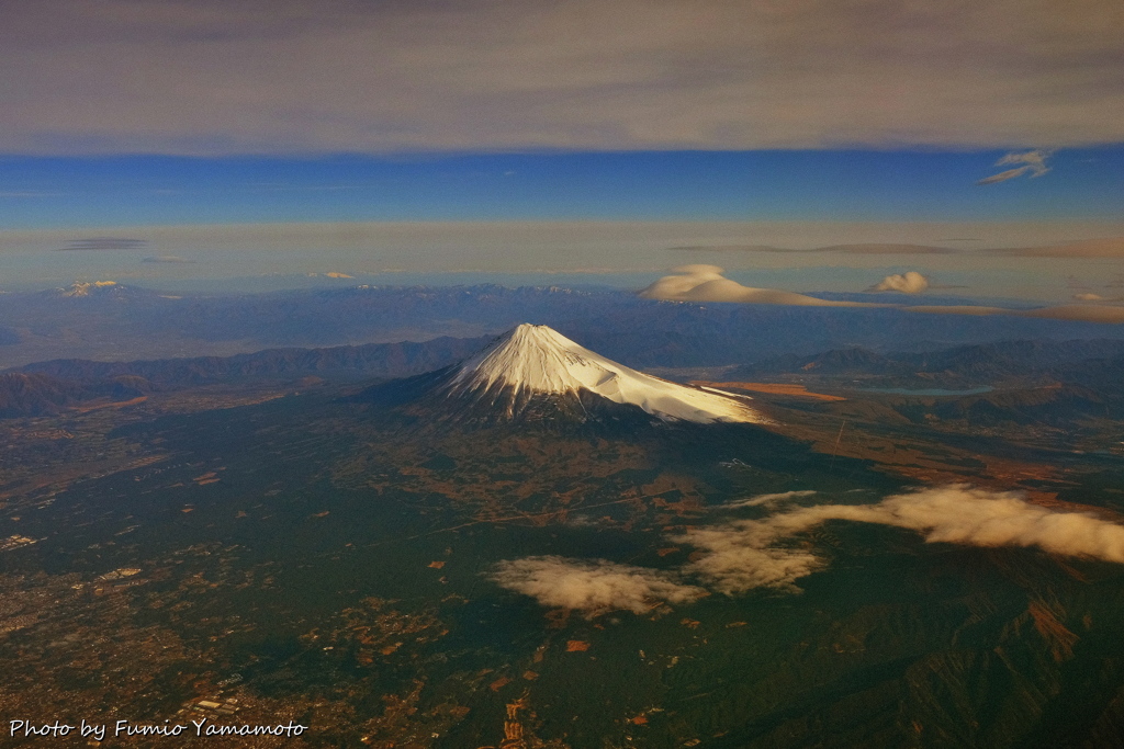 上空からの富士山 2019弥生 その２