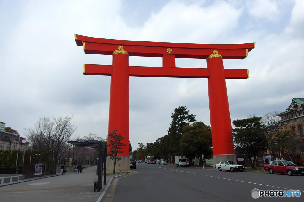 曇天の平安神宮　その１