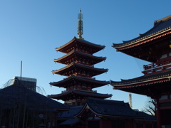 浅草寺にて ２