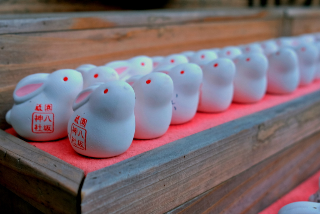 八坂神社のうさぎさん