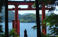 箱根神社にて　その３