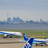 羽田空港第二ターミナル　ANA機