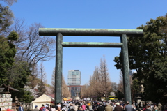 靖国神社から望む