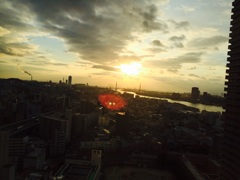 夕暮れ