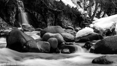 Flowing and snow