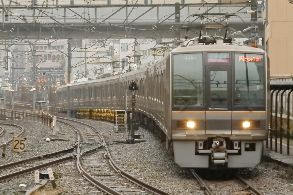 京橋駅で