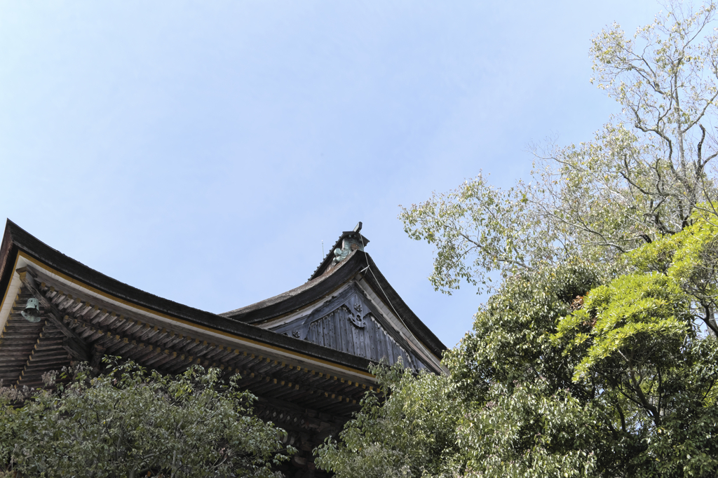 金峯山寺の屋根