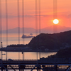 瀬戸大橋の夕景