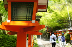 鞍馬寺　灯篭