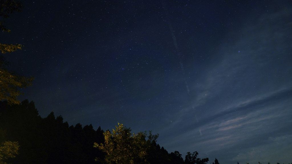 少しだけ星空