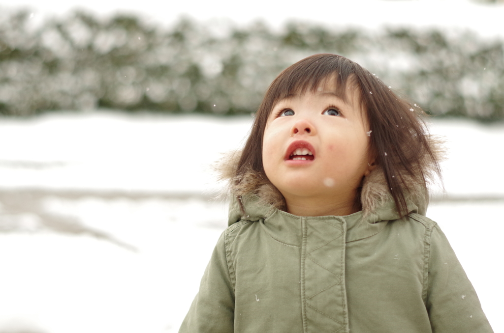 人生初雪