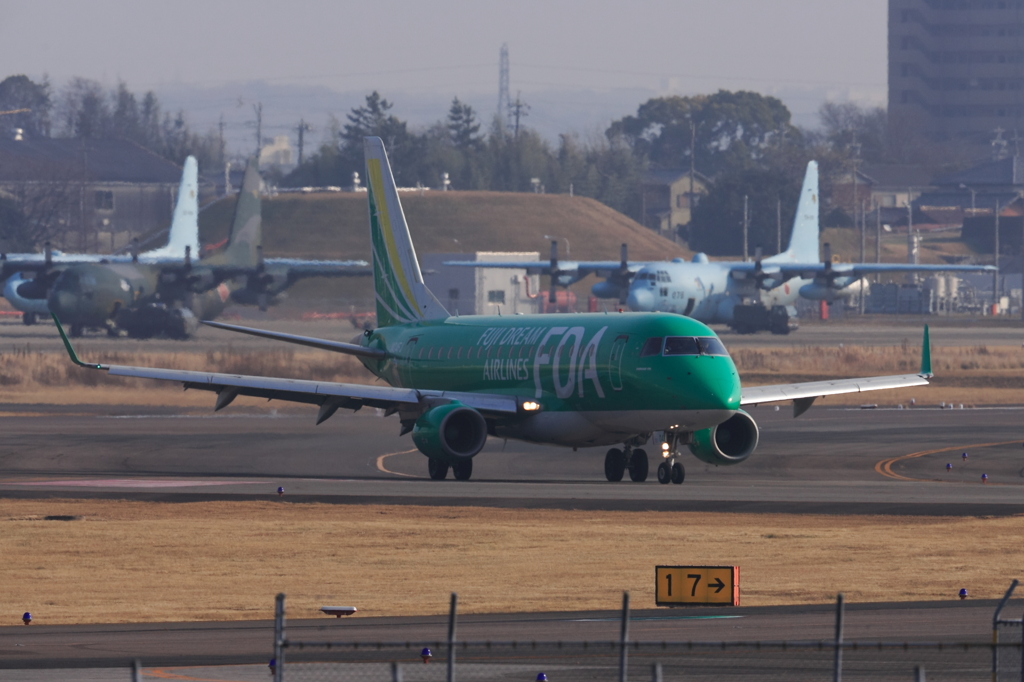 4号機とC-130Hの面々