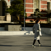 黄昏の女性