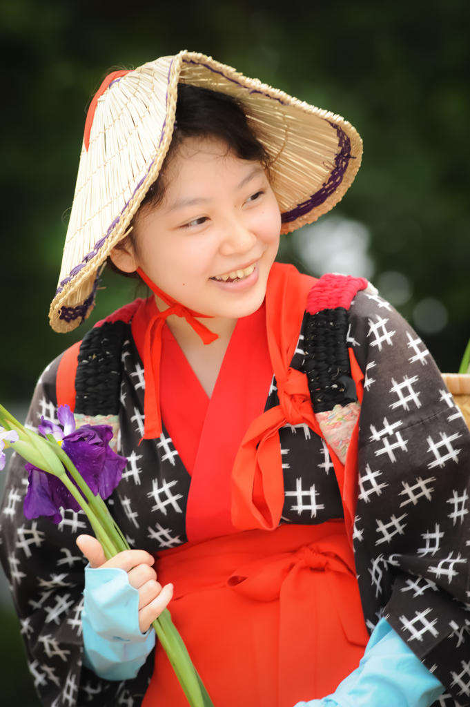微笑み