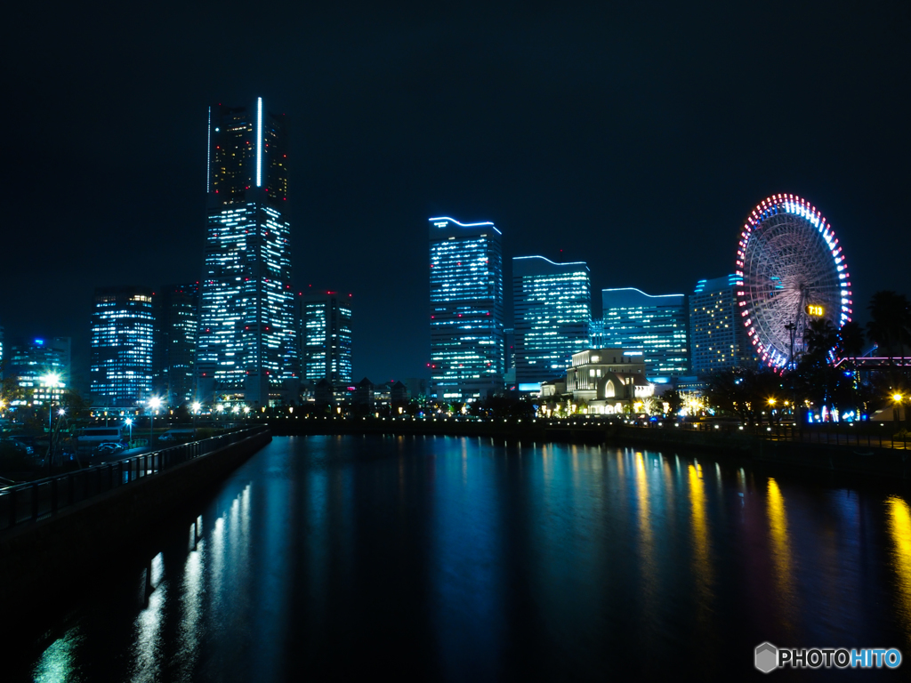 みなとみらいの夜景