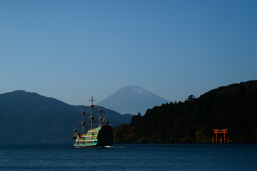 芦ノ湖の風景