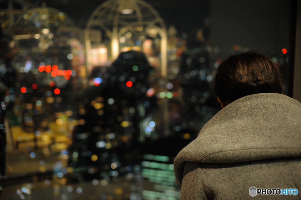 初めての夜景