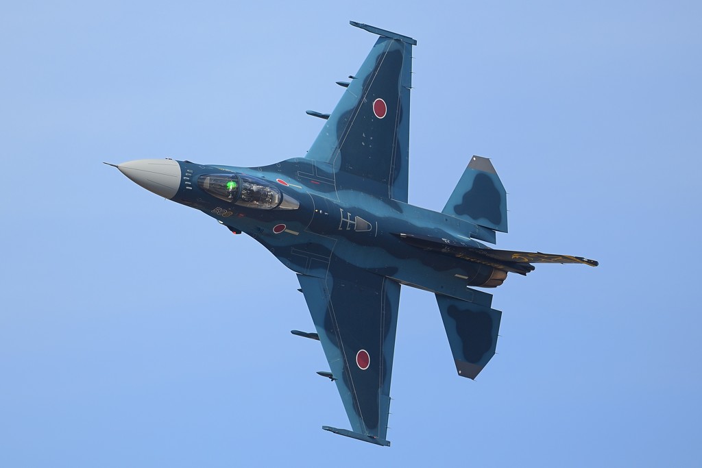 築城基地航空祭2018  普通はこの角度にはならない気が