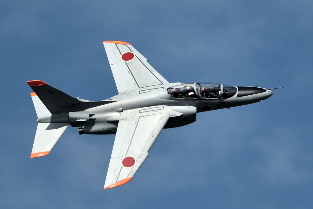 岐阜基地航空祭予行　T-4の背中