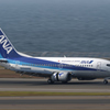セントレアで流し撮り　ANA スーパードルフィン
