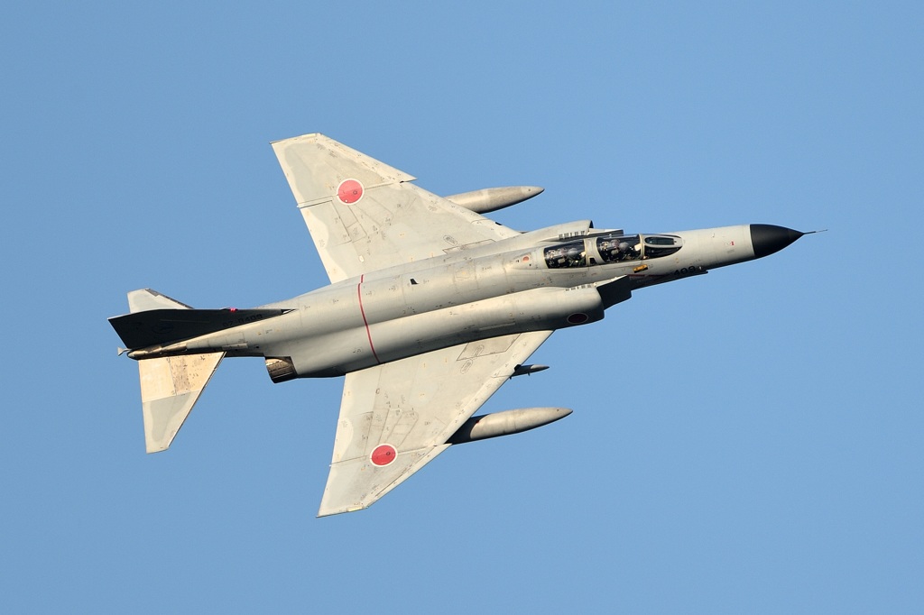 岐阜基地予行　F-4の背中