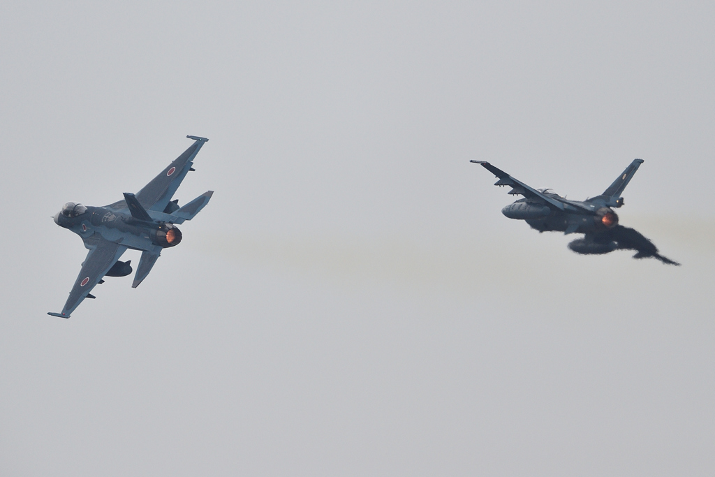築城基地航空祭2017　F-2模擬対地射爆撃①