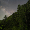 星空の下で