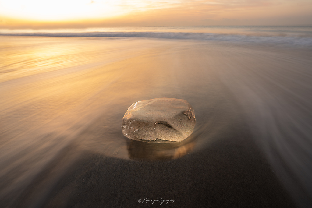 Silky ice