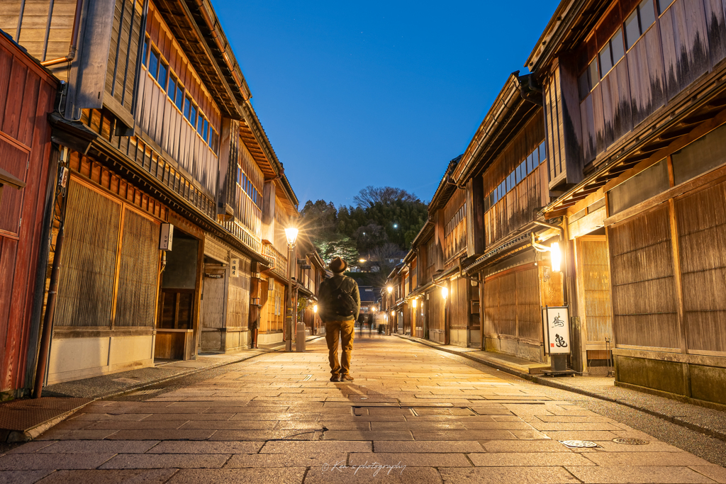 茶屋街の夜