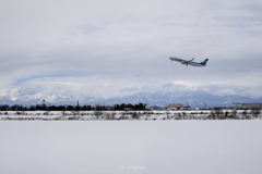 冬の空へ