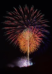 田舎の花火大会