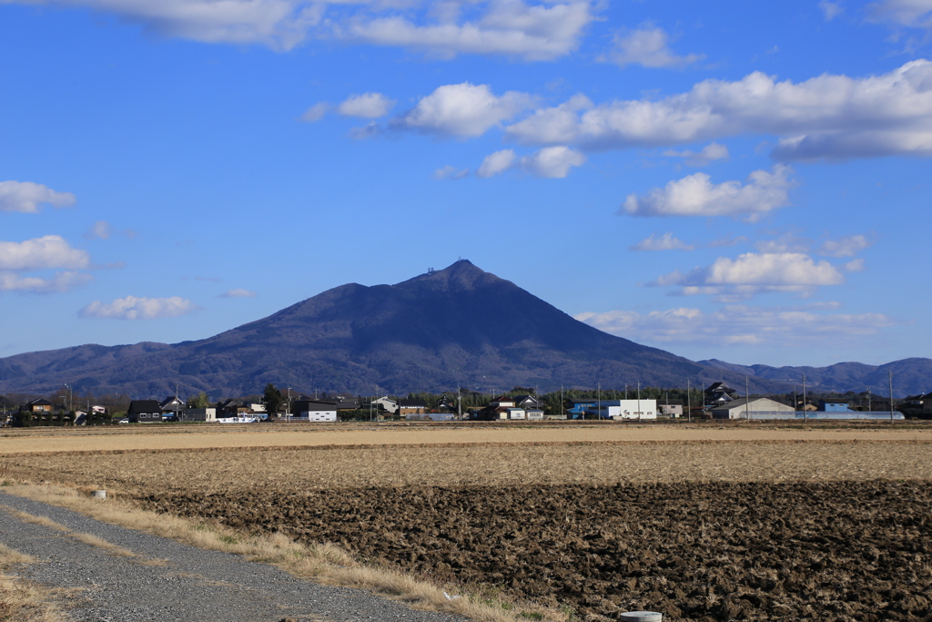 冬の筑波山