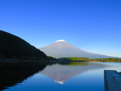 田貫湖の逆さ