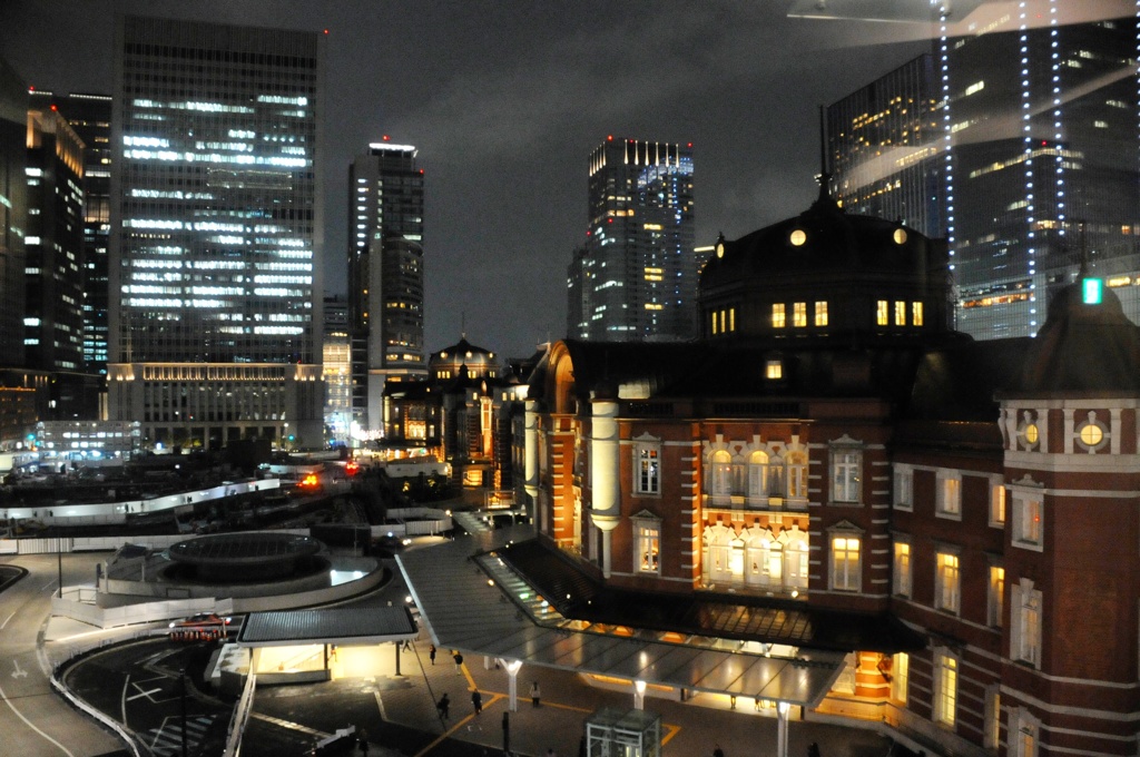 東京駅の夜景