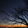 夕焼けと夜景
