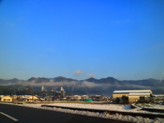 雪の降った朝