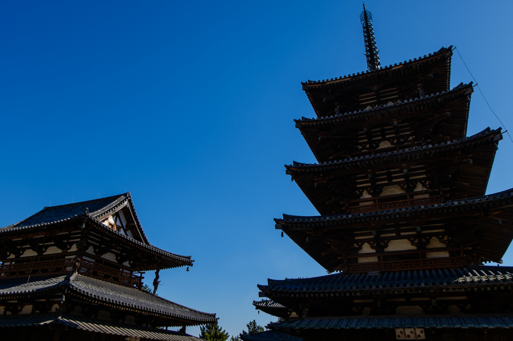 法隆寺五重塔・金堂