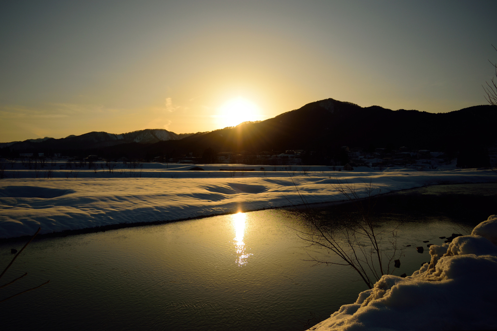 如月の夕暮れ(修正版)
