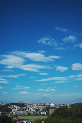 雲・富士山