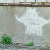 火星人　花を愛でる