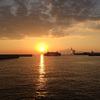 熊本新港　～沈む夕日～　
