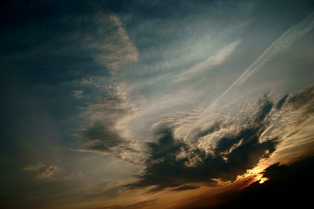 6/20の夕日