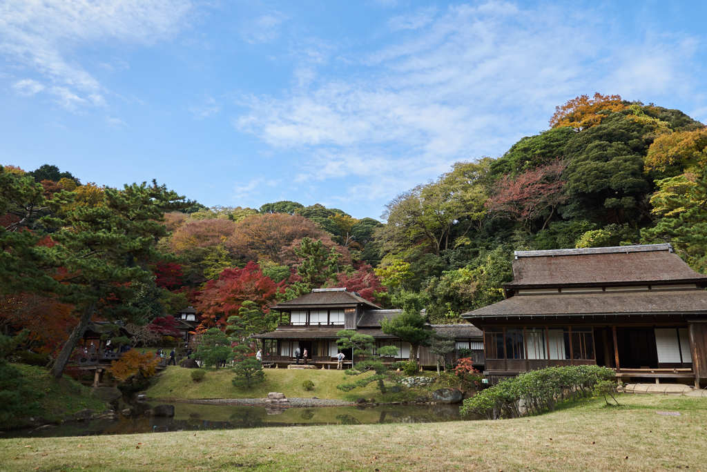 三渓園 内苑にて