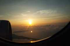 福岡空港から飛びました